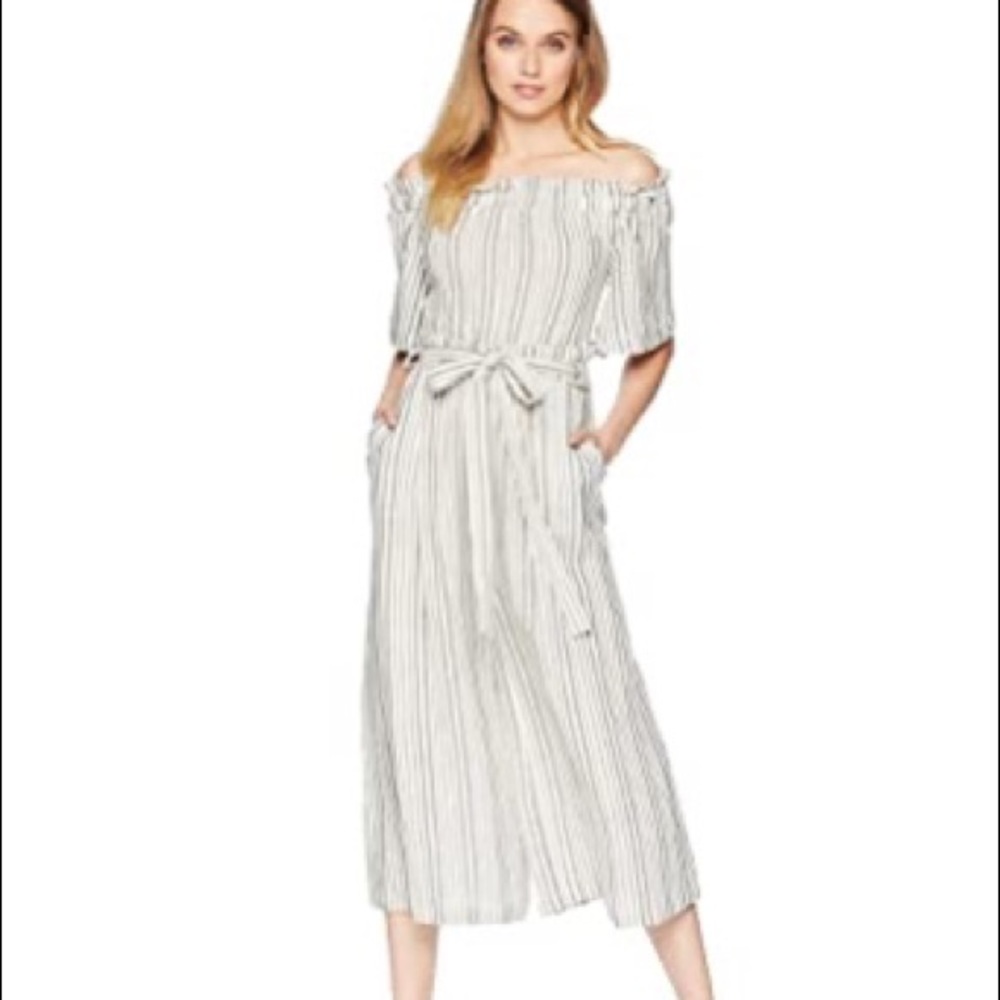 BCBGMAXAZRIA Striped Jumpsuit